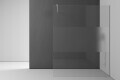 Wandprofil verchromt für die Duschwand mit 8mm ESG Glas vom Typ Heidi