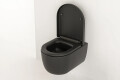Sp&uuml;lrandlose H&auml;ngetoilette WC - Lifa Schwarz Matt