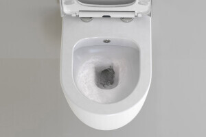 H&auml;nge WC inklusive Bidet - Lifa Weiss glanz 49 cm