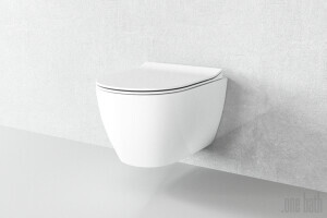 Sp&uuml;lrandloses H&auml;nge WC mit Ultra Slim WC Sitz