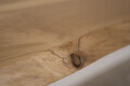 Waschtischplatte Eiche mit Baumkante ge&ouml;lt 200 x 53 x 5 cm