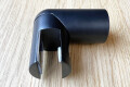 Schwarz Matt Glashalterung f&uuml;r Stabilisationsstange und Glasst&auml;rke 6mm -10mm