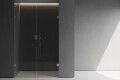 Doppeltür Dusche für eine Nische mit Beschlägen aus Chrom vom Typ 41