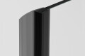 Schwarze Duscht&uuml;rdichtung seitlich 15mm Lippe Modell 19 Glas 8mm - Ansicht 1