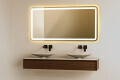 Badezimmer Spiegel mit direkter rund beleuchtung nach Ma&szlig;