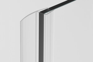 Duschdichtung Dichtleiste Spaltdichtung Modell 19 f&uuml;r 6-8mm Glasst&auml;rke