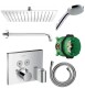 Hansgrohe Shower Select mit Fixfit Thermostat Unterputz Duscharmaturenset Duschteller 30cm - Ansicht 1