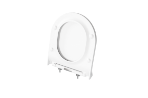 Toiletten Ersatzdeckel Slim - Wei&szlig; matt - Aldo