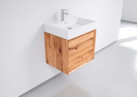 Badschrank aus Holz Massiv