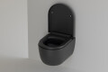 WC Set Sp&uuml;lrandlos Kurz - Lifa Schwarz - Mepa Sp&uuml;lkasten
