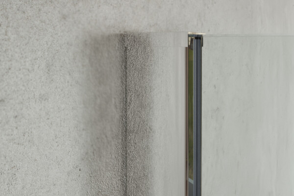 Aluminiumprofil Wandprofil Duschkabine Chrom für 8mm Glas 200 cm - Shorty