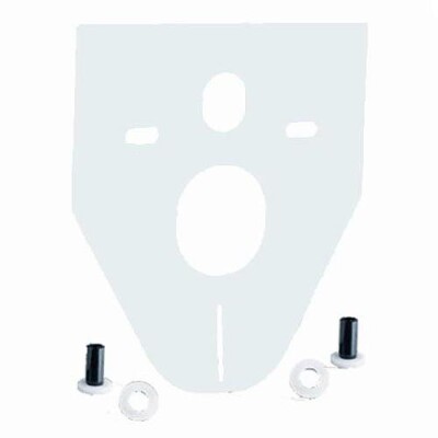 WC Schallschutzset mit Abdeckkappen Schallschutz Wand  WC und Bidet  Schutz 
