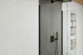 Aluminiumprofil Wandprofil Duschkabine Schwarz f&uuml;r 8mm Glas 200 cm - Shorty - Ansicht 2