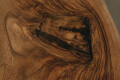 Vollmassive Waschtischplatte Nussbaum Echtholz 229 x 56 cm