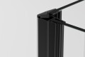 Schwarze Magnetdichtung 90&deg; Modell 11 f&uuml;r 8mm Glasst&auml;rke - Ansicht 1