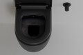 H&auml;nge WC mit Bidetfunktion Vitrawasserhahn - Lifa Schwarz Matt 49 cm