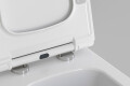 H&auml;nge WC mit Deckel Komplettset wei&szlig; glanz Mepa Zero - Ansicht 5