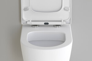 Raumspar Toilette Komplettset wei&szlig; matt Geberit DuofixBasic UP-Sp&uuml;lelement 112cm
