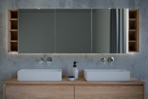 Spiegelschrank Bad mit Beleuchtung - Epoch