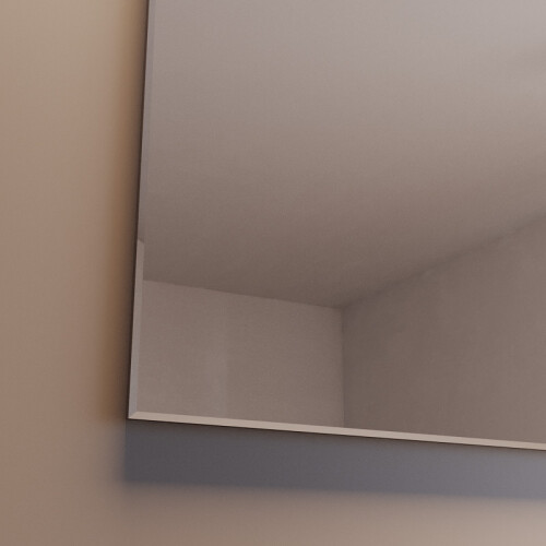 Spiegel Badezimmer Rund ohne Rahmen - Ansicht 3